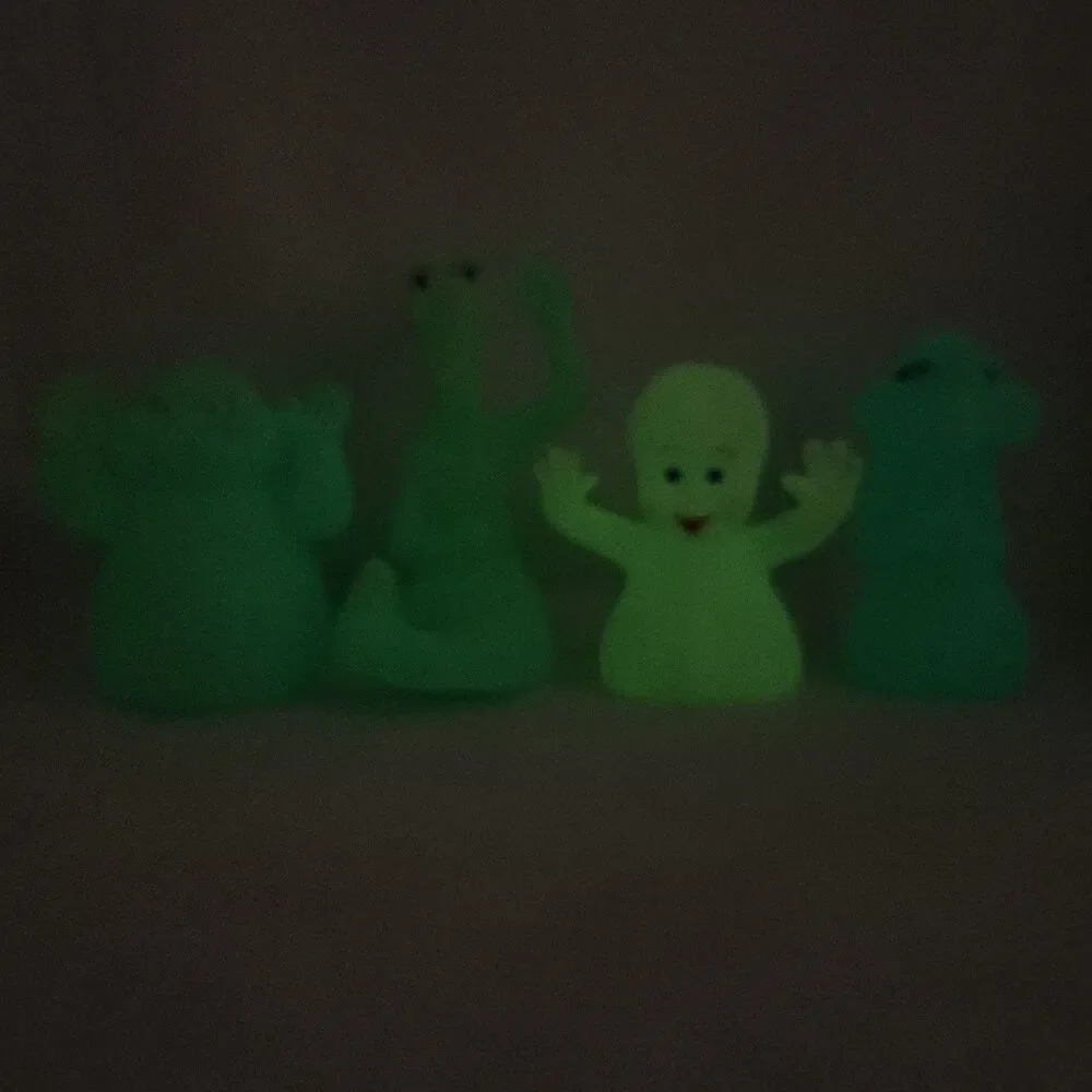 Figures Casper And Friends 1995 Pizza Hut Glow In The Dark Complete 4 Set VTG